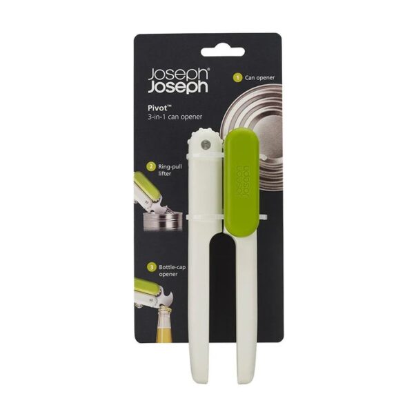⁦פותחן 3 מצבים ירוק/לבן - JOSEPH JOSEPH⁩ – תמונה ⁦3⁩